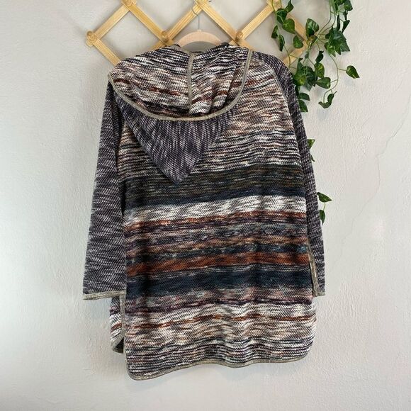 UO | ECOTE | Striped Hooded Cardigan B47 - Picture 5 of 5